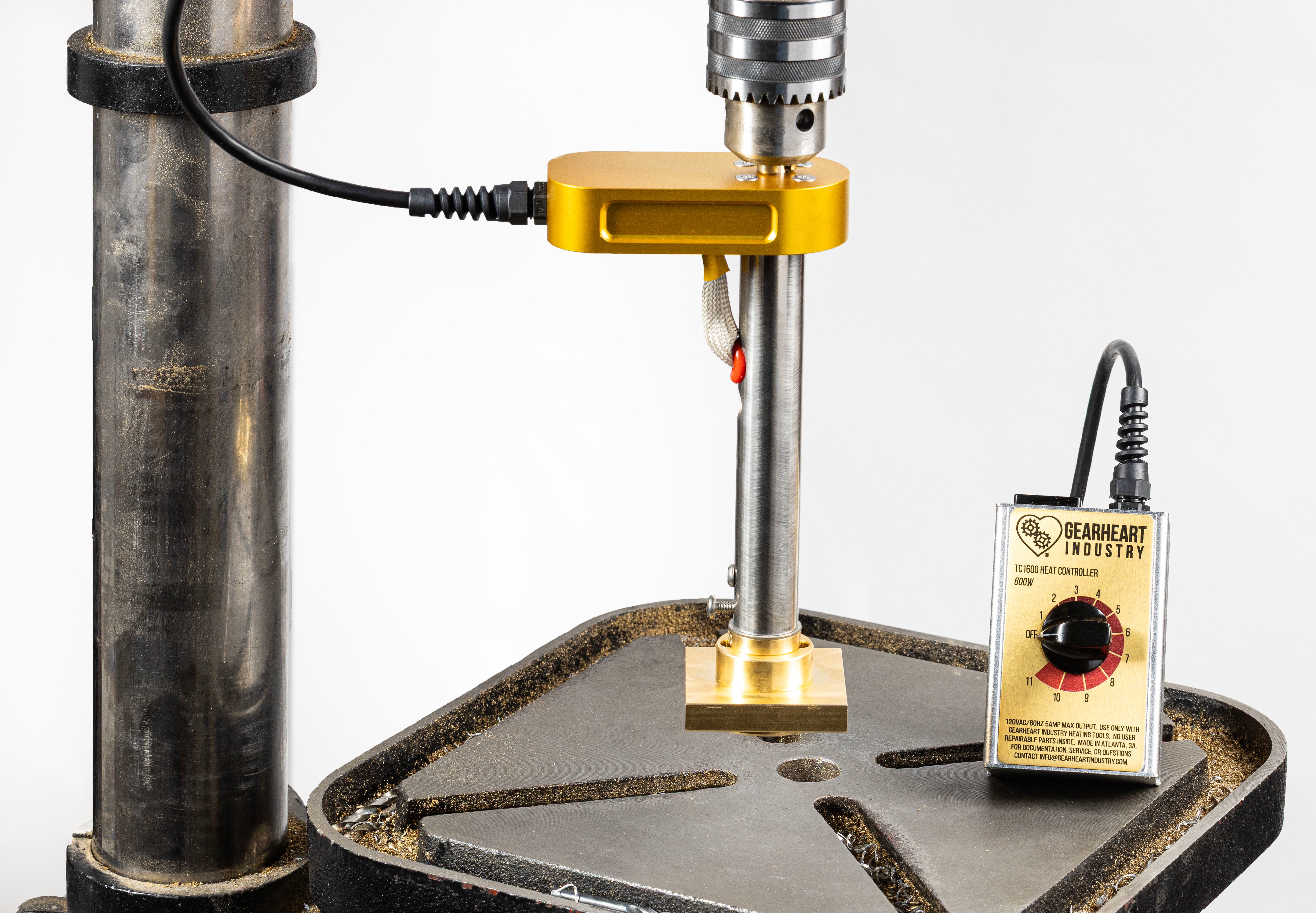 Drill Press Mount Electric Branding Iron