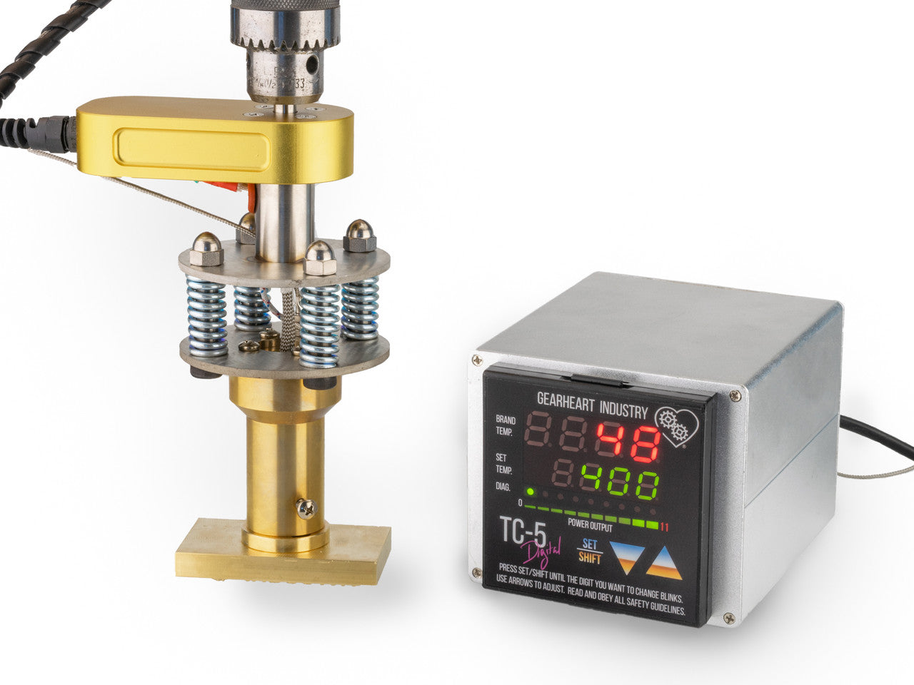 SmartBrand Drill Press Branding System